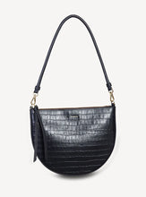 Gani Shoulder Bag - Black Croc