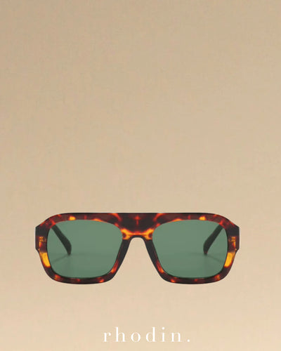 Weekend Tort Emerald Sunglasses