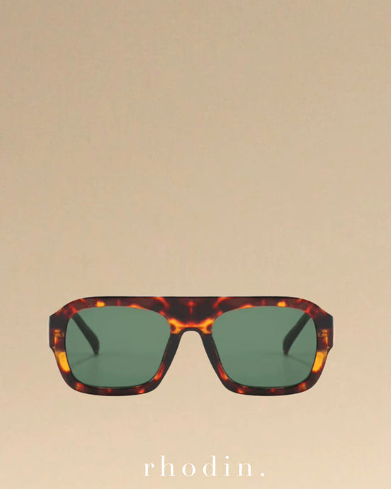 Weekend Tort Emerald Sunglasses