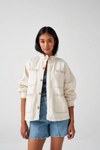 Pablo Denim Jacket - Ecru