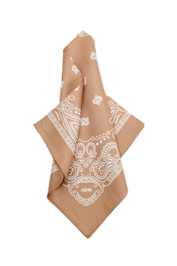 Silk Scarf - Brown