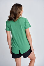 Tee with Back Seam - Green