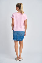 Short Crew Neck Tee - Pink