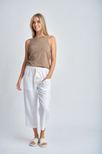 Linen Pant - White