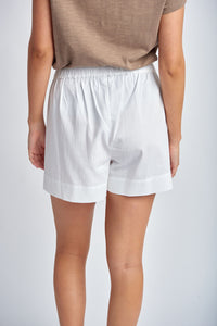 Cotton Shorts - White