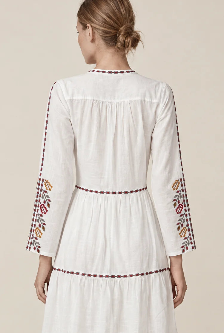 Morocco Mini - Dakota White Linen