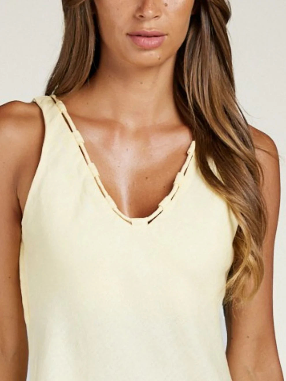 Cable Dress - Lemon