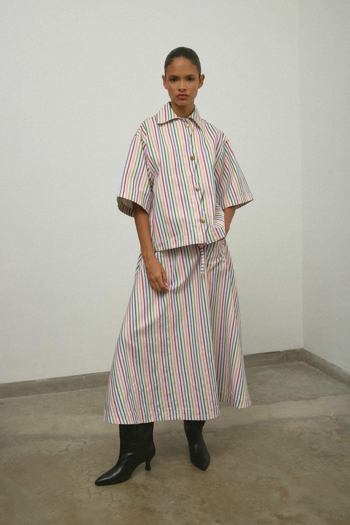 Midi Skirt - Rainbow