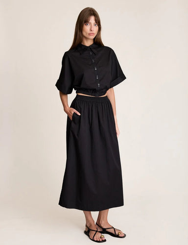 Gather Skirt - Black