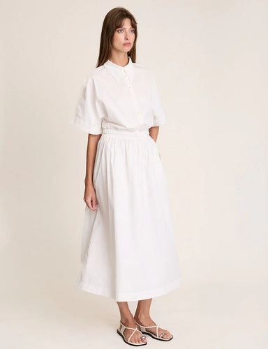 Gather Skirt - White