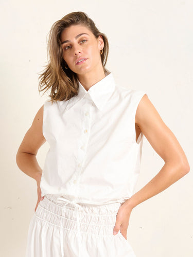 Crop Shirt - Ivory