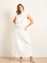 Shirred Skirt - Ivory