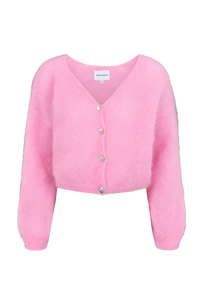 Cornelia Cropped Cardigan - Soft Berry