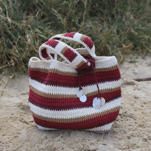 Mini Crochet Bag - Stripe