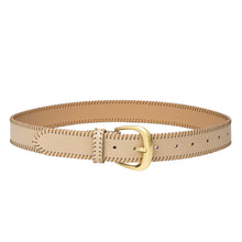 Viano Belt - Almond Lizard