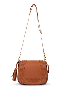 Maddison Saddle Bag - Tan