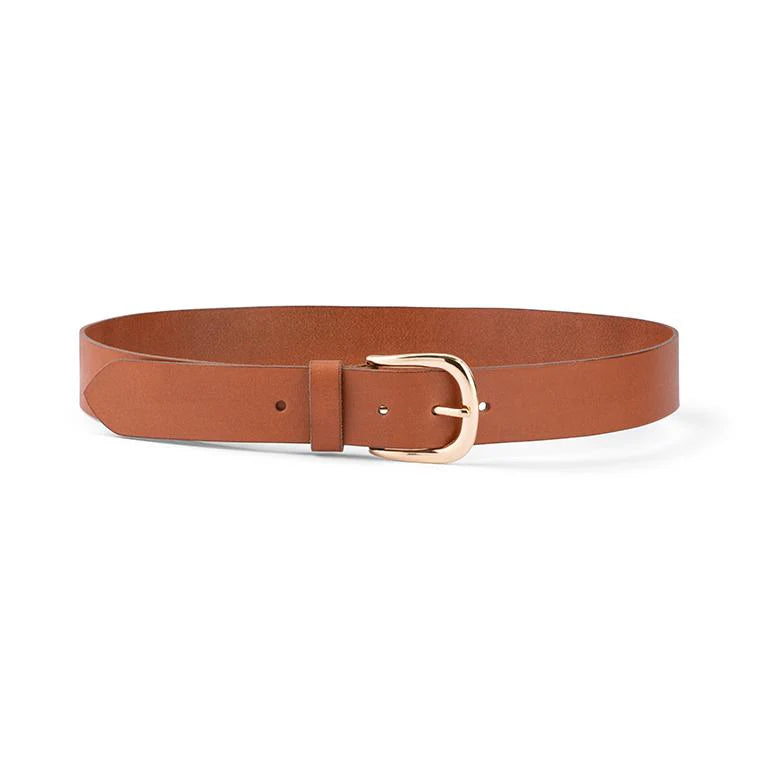 Owen Leather Belt - Tan