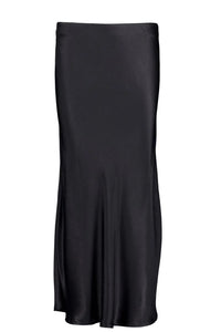 Dom Skirt - Black Satin