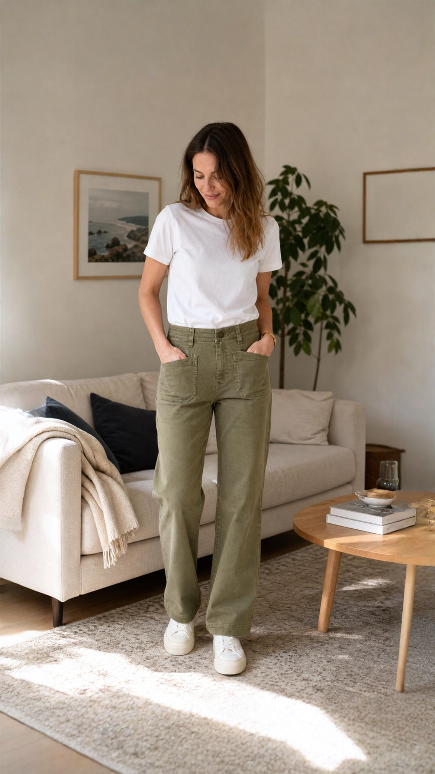 Chrome Jean - Olive