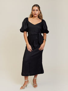 Kick Flare Dress - Onyx