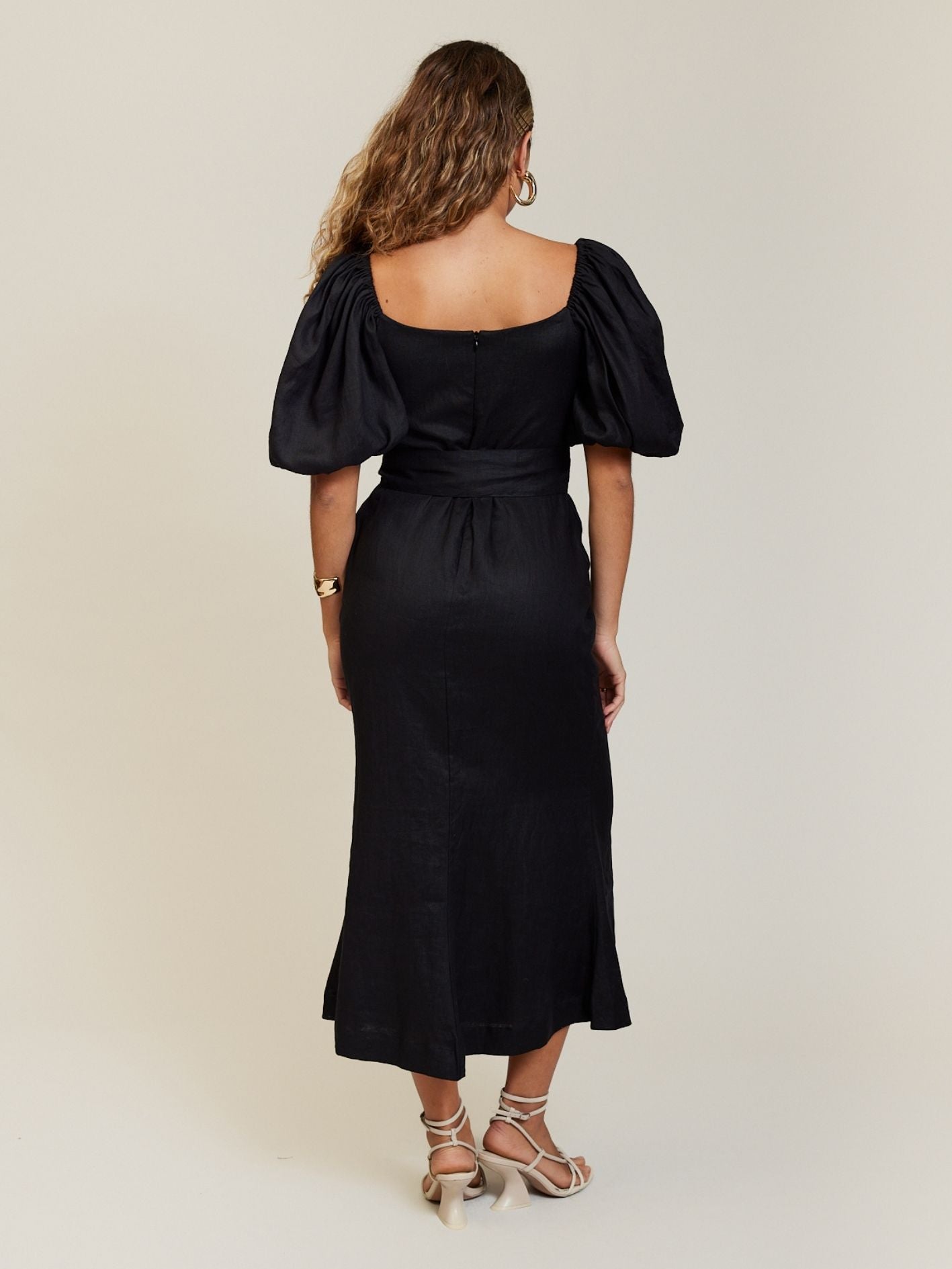 Kick Flare Dress - Onyx Domini Collective Kick Flare Dress - Onyx Domini Collective