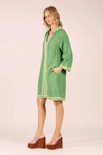 Allegra Linen Midi - Emerald
