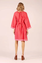 Allegra Linen Midi - Watermelon