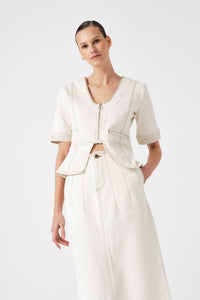 Lea Top - Ecru