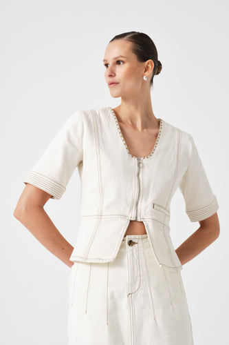 Lea Top - Ecru