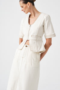 Lea Top - Ecru