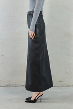 Sara Leather Maxi Skirt