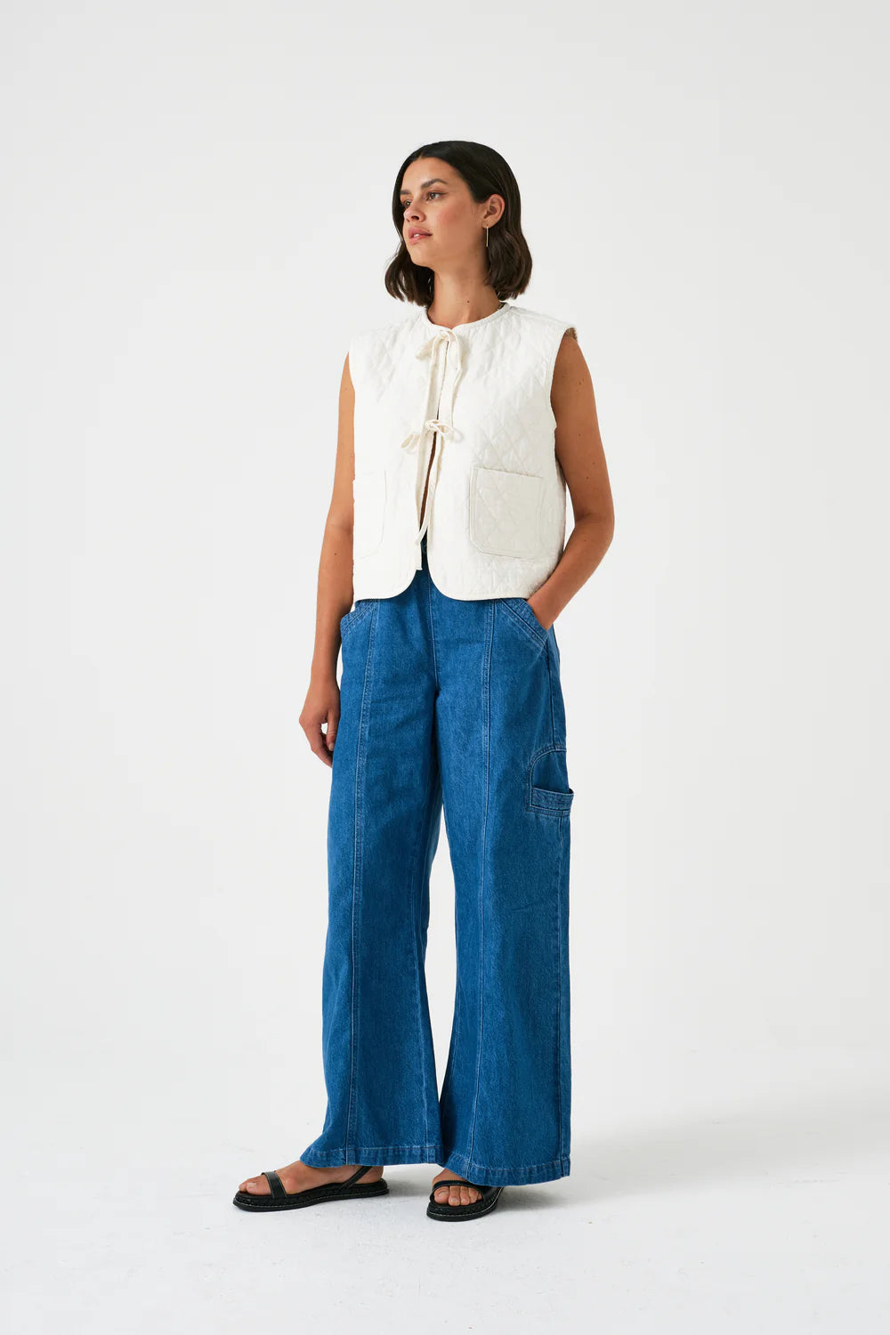 Aria Vest - Ecru