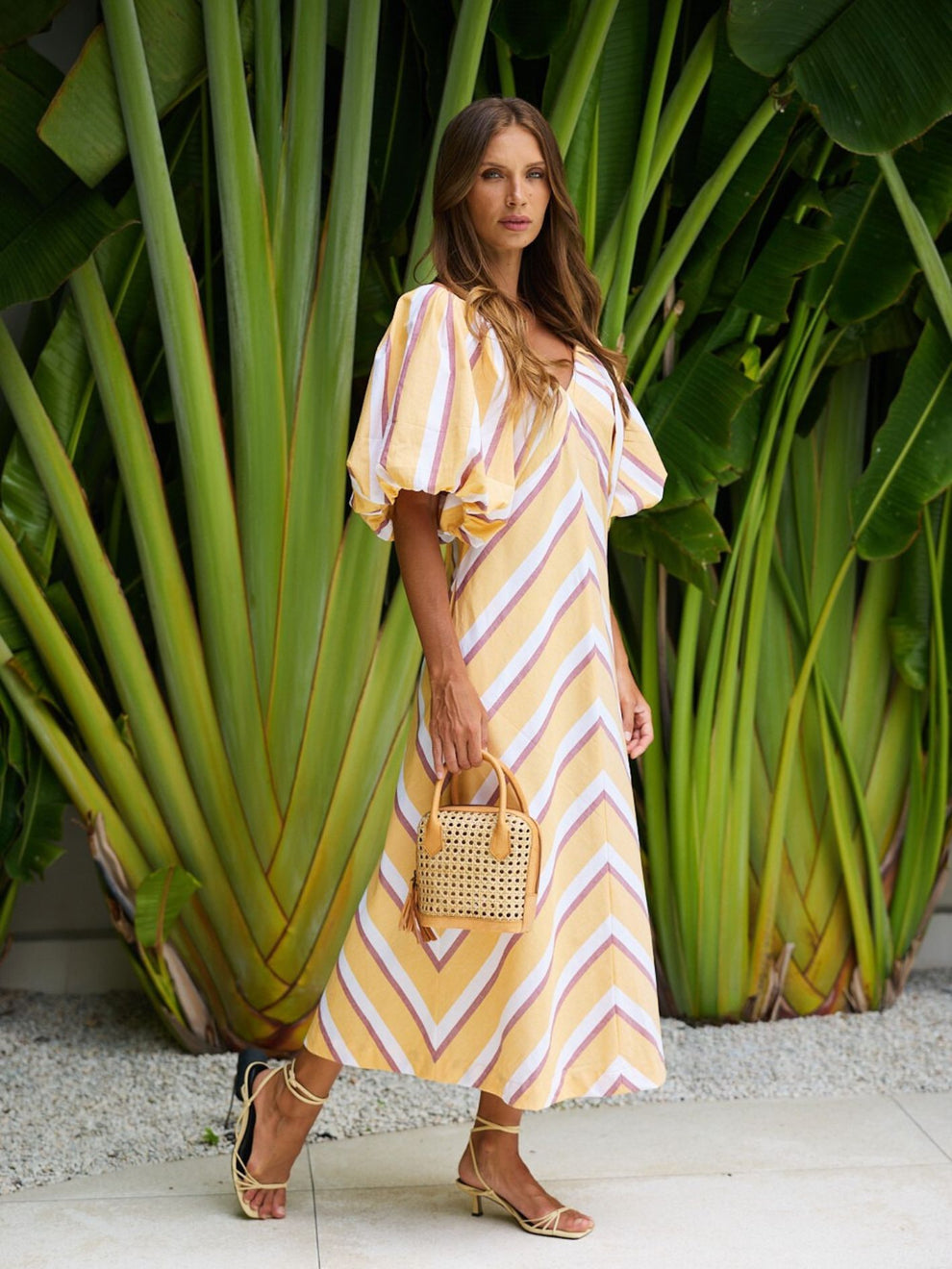 Monument Dress - Sunstripe