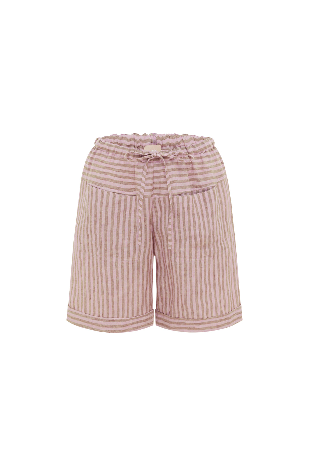 Morgan Shorts - Light Mauve Stripe