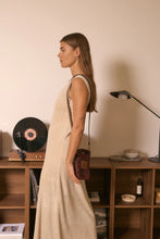 Leather Trim Raffia Pocket - Cocoa