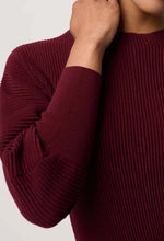 Roselle Merino Knit Top - Bordeaux