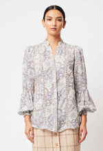ONCE WAS Vega Cupro Shirt - Astral print