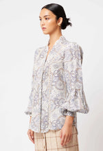 ONCE WAS Vega Cupro Shirt - Astral print