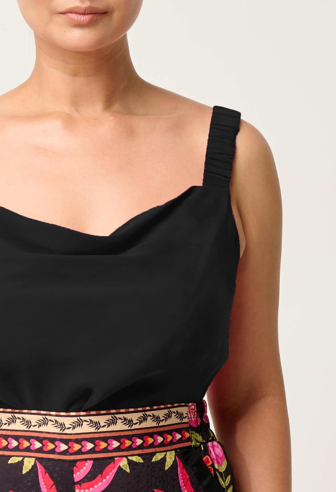Delray Reversible Cami - Black