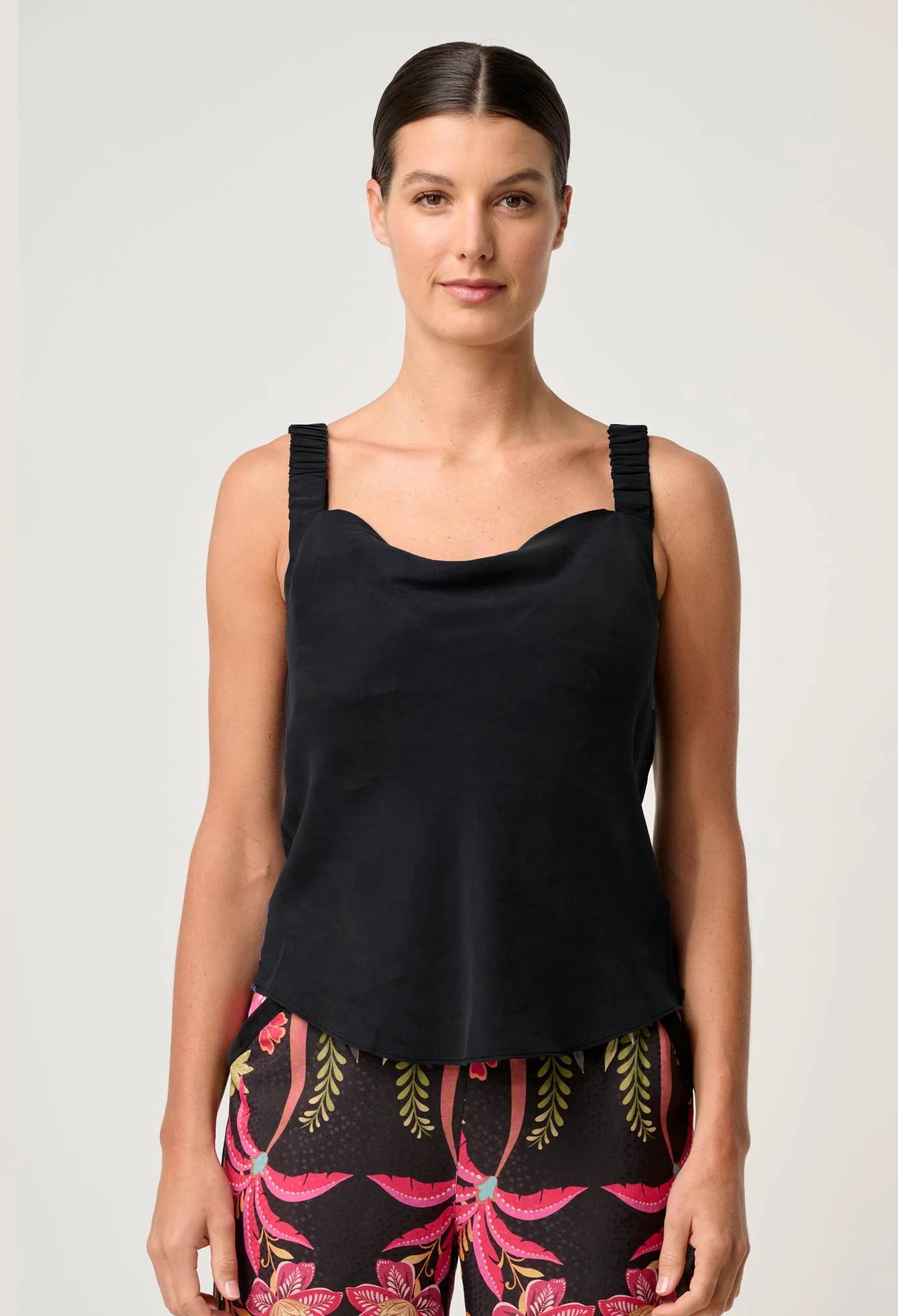 Delray Reversible Cami - Black