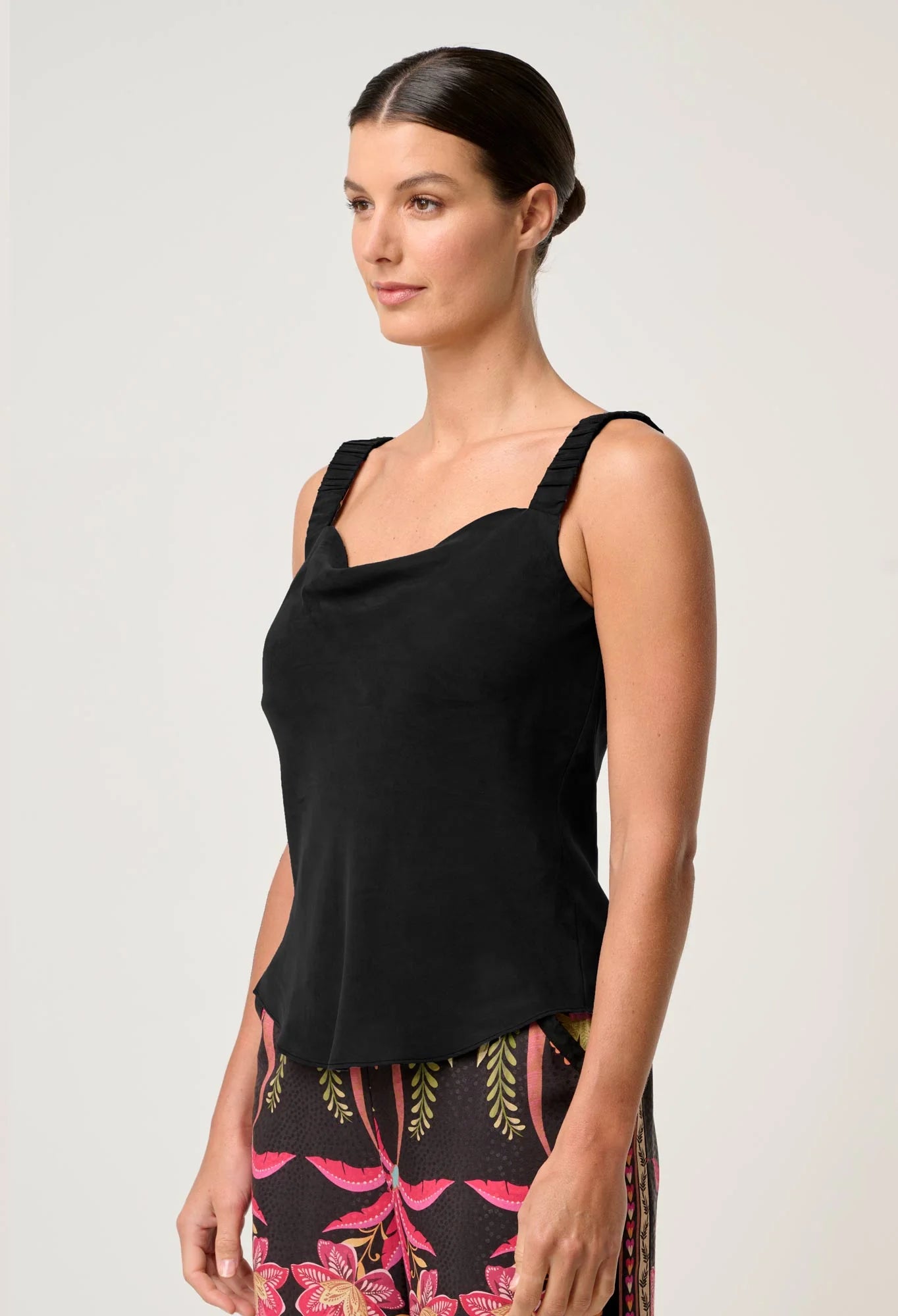 Delray Reversible Cami - Black