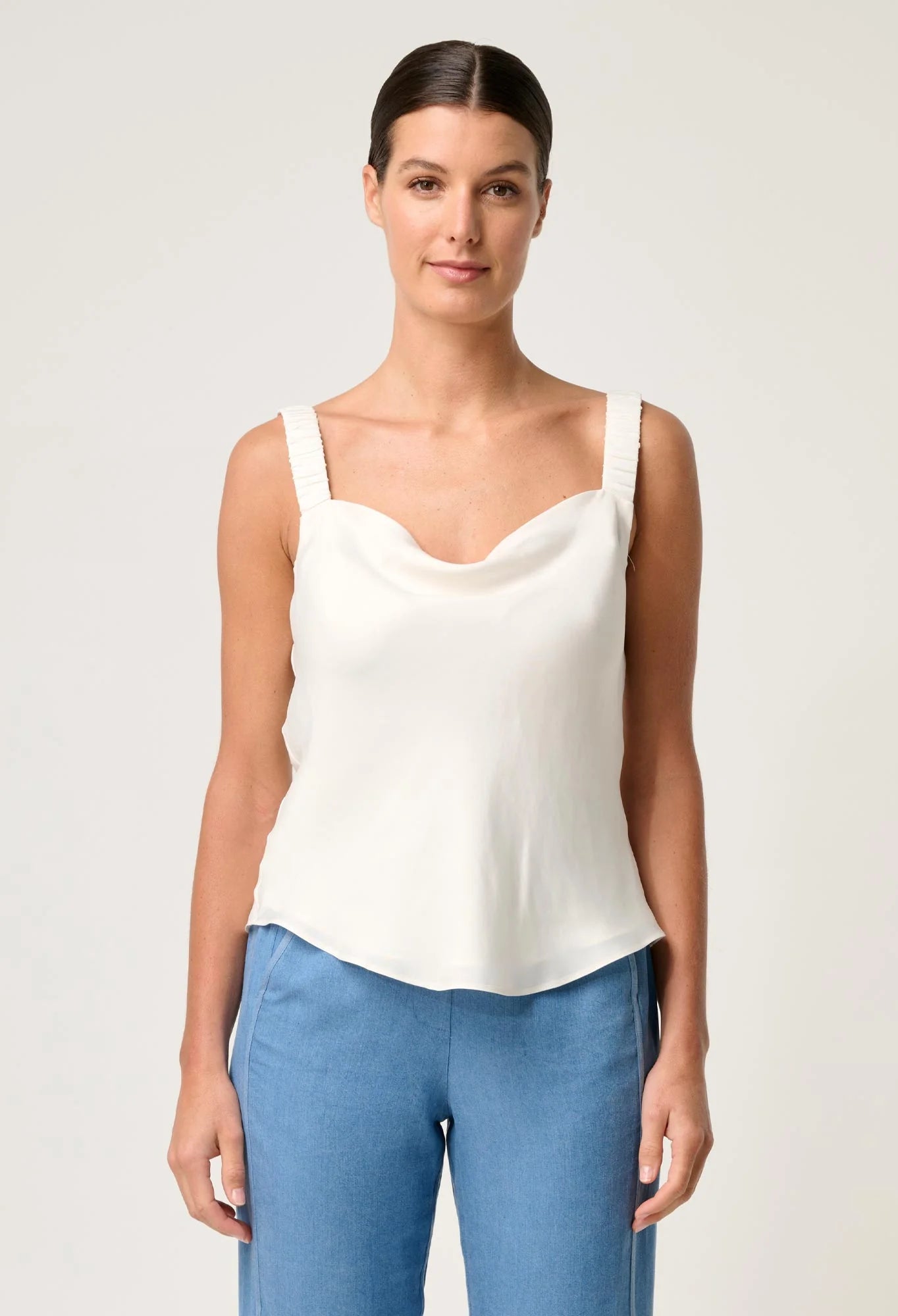 Delray Reversible Cami - Ivory