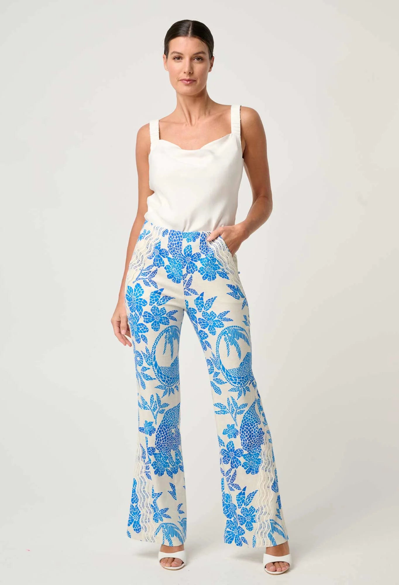 Delray Reversible Cami - Ivory