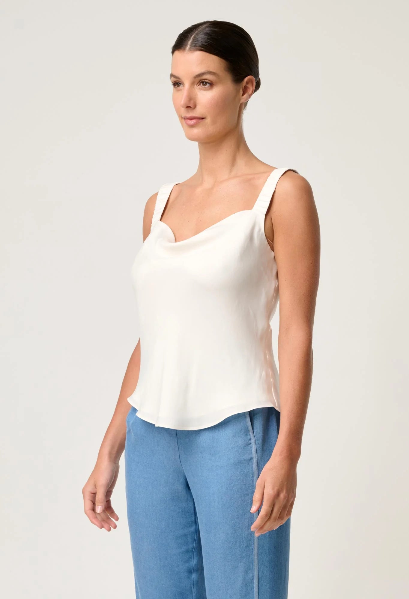 Delray Reversible Cami - Ivory