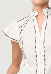 Carlyle Embroidered Blouse