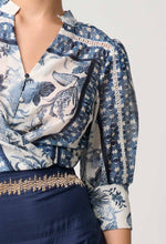 Bijou Silk Printed Shirt - Fle Print