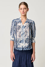 Bijou Silk Printed Shirt - Fle Print