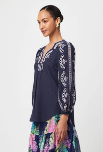 Morgan Embroidered Blouse