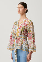 Emery Kaftan Tie Blouse