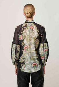Espada Lace Trim Blouse